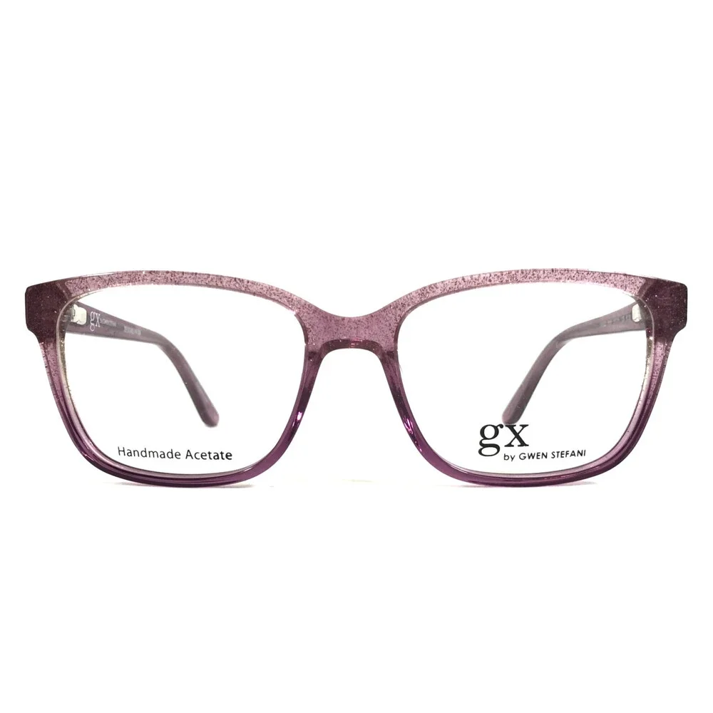 GX by Gwen Stefani Eyeglasses Frames GX822 PUR Purple Cat Eye Full Rim 51-16-135